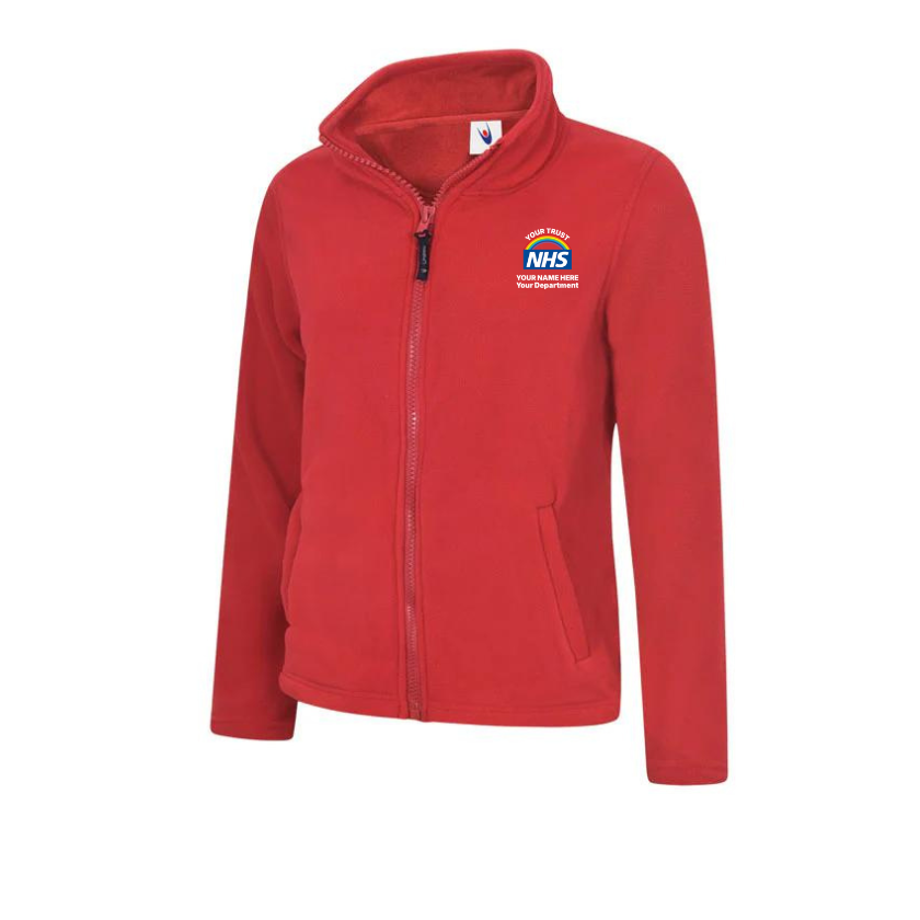 Ladies Classic Full Zip Fleece Jacket embroidery