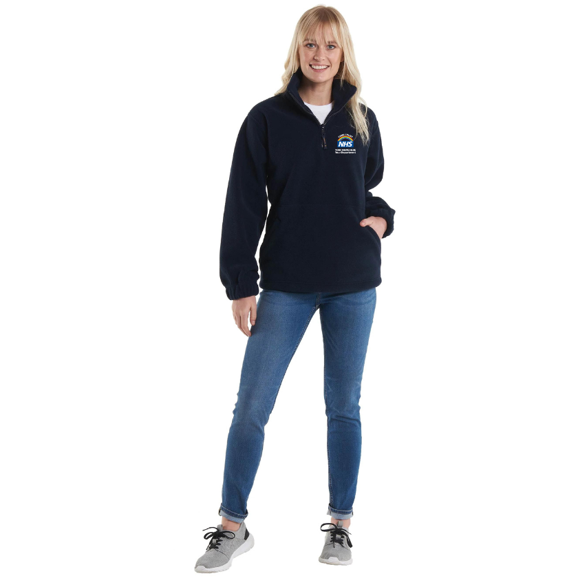 Classic 1/4 Zip Fleece Jacket embroidery