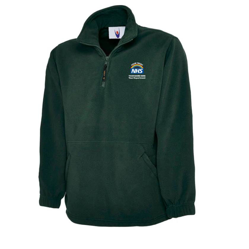 Classic 1/4 Zip Fleece Jacket embroidery