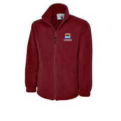Heavyweight Full Zip Fleece Jacket embroidery