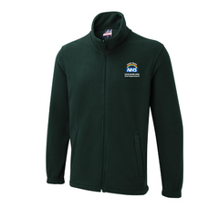 The UX Full Zip Fleece embroidery